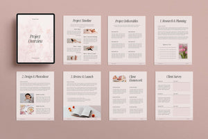 BLOOM | Client Welcome Packet Canva Template