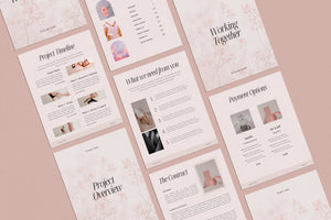 BLOOM | Client Welcome Packet Canva Template
