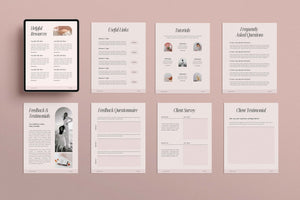 BLOOM | Client Goodbye Packet Canva Template