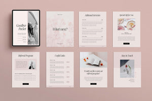 BLOOM | Client Goodbye Packet Canva Template