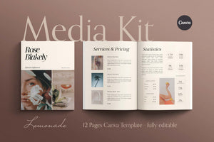 LEMONADE | Media Kit Canva Template