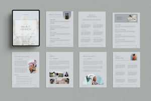 CRAFTY | Client Welcome Packet Canva Template
