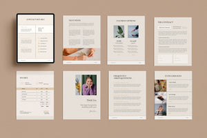 BALANCE | Client Welcome Packet Canva Template