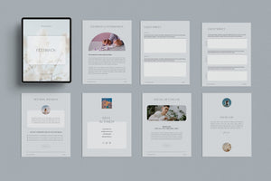 CRAFTY | Client Goodbye Packet Canva Template