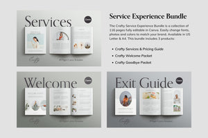 CRAFTY | Service Experience Canva Templates